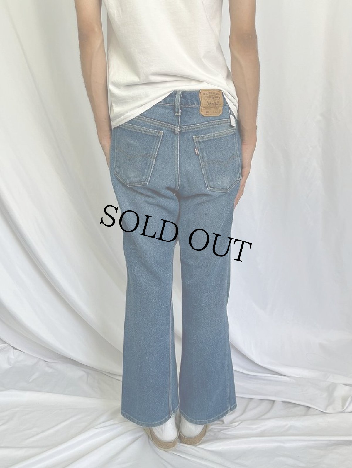 画像4: 90's Levi's 517-0217 USA製 ブーツカットデニムパンツ W35 (4)