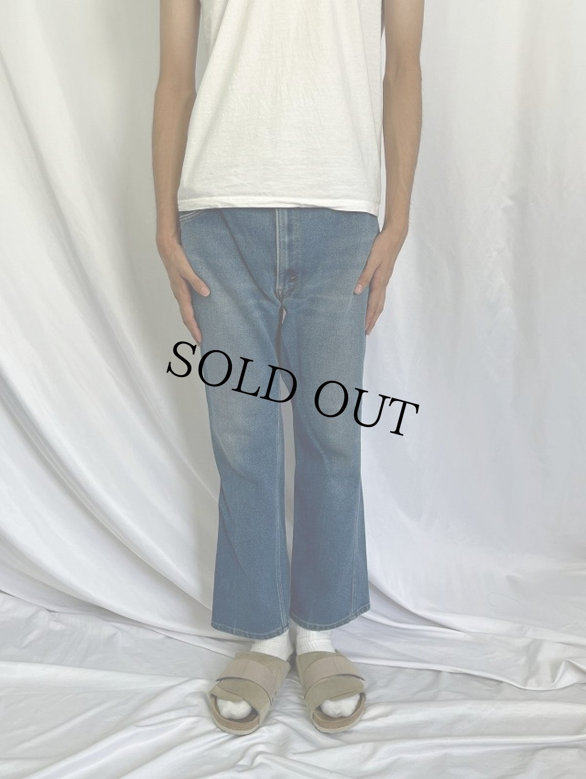 画像2: 90's Levi's 517-0217 USA製 ブーツカットデニムパンツ W35 (2)