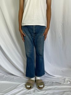 画像2: 90's Levi's 517-0217 USA製 ブーツカットデニムパンツ W35 (2)