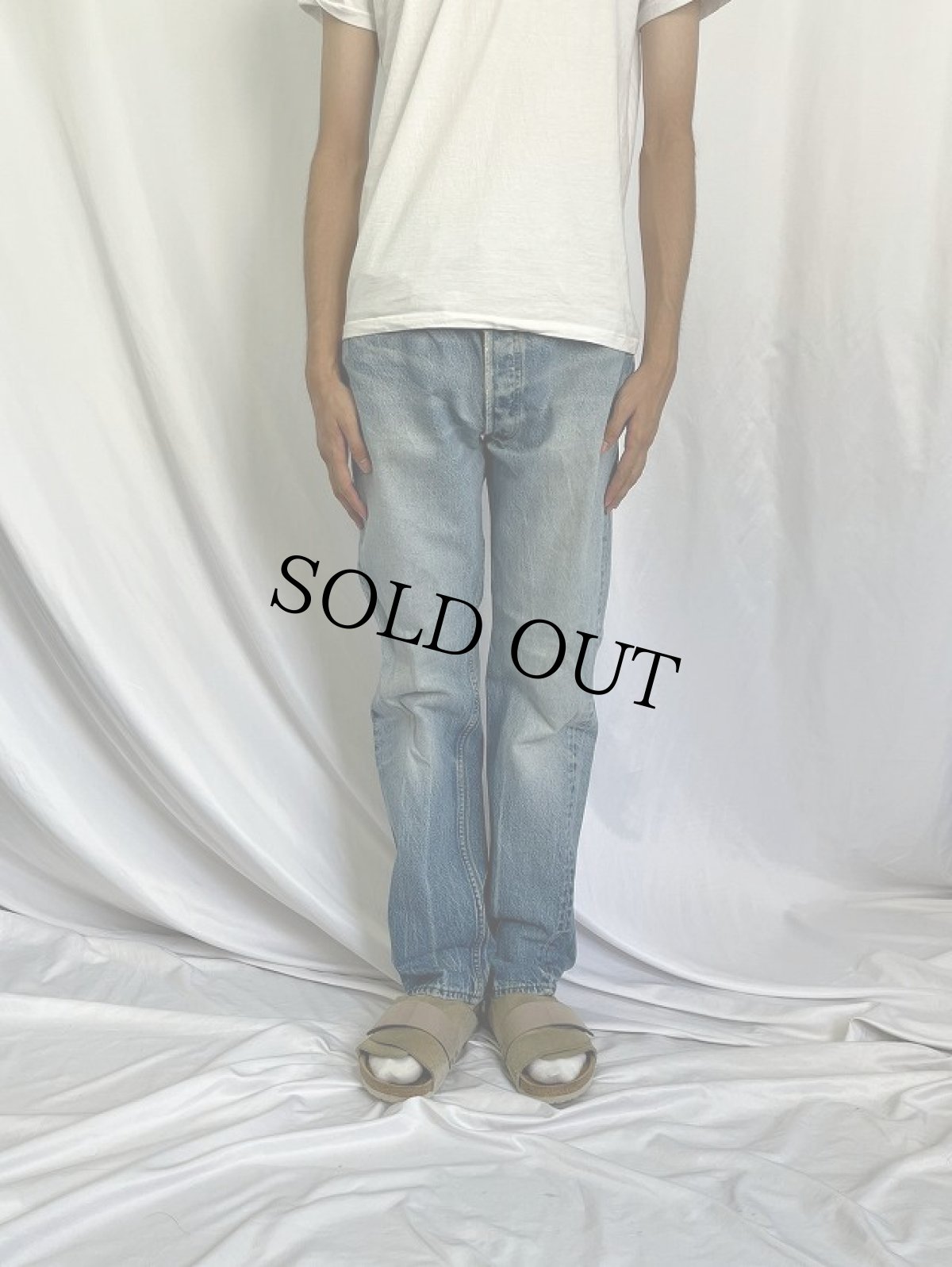 画像2: 80's Levi's 501 USA製 デニムパンツ W32 (2)