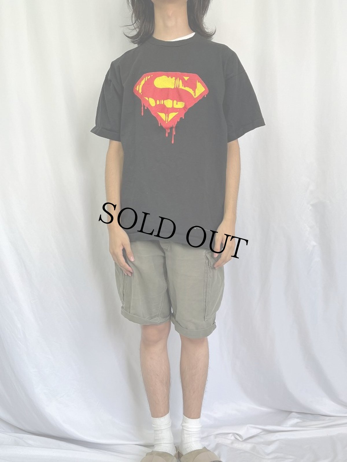 画像2: 90's DC Comics SUPERMAN USA製 プリントTシャツ XL (2)