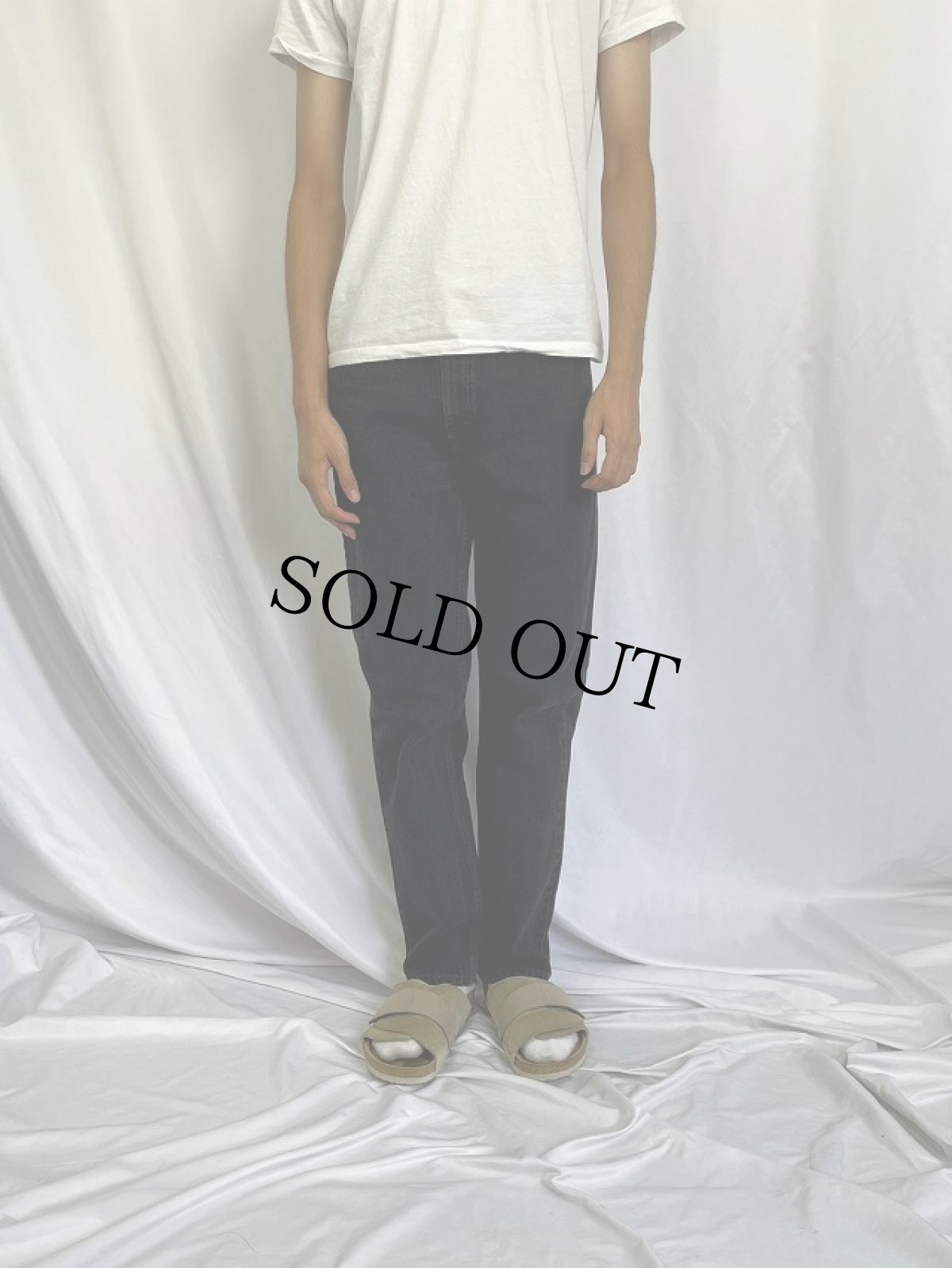 画像2: 90's Levi's 505 USA製 ブラックデニムパンツ W32 (2)