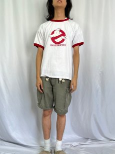 画像2: GHOSTBUSTERS 映画キャラクター リンガーTシャツ L (2)