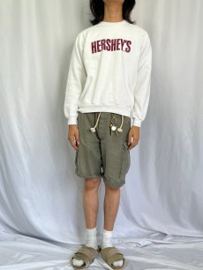 画像2: 90's HERSHEY'S USA製 お菓子ロゴ プリントスウェット L (2)