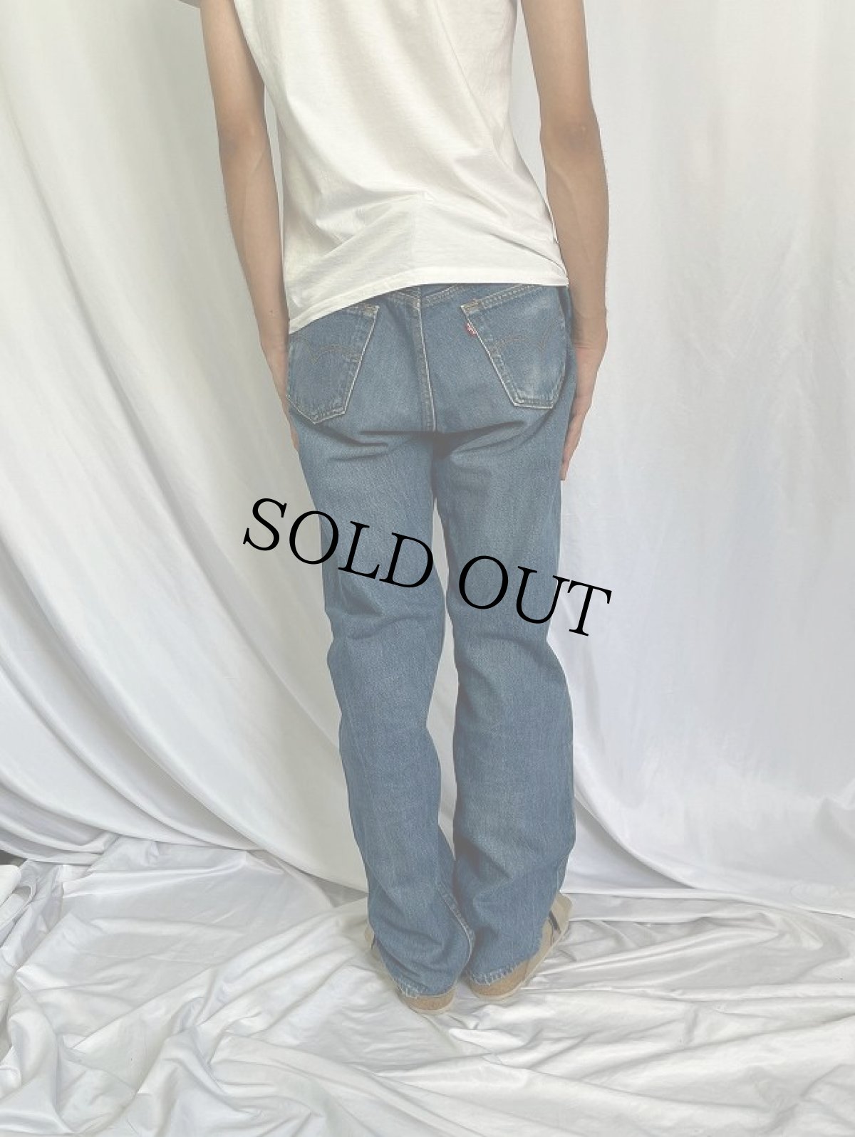 画像4: 90's Levi's 501 USA製 デニムパンツ W35 (4)