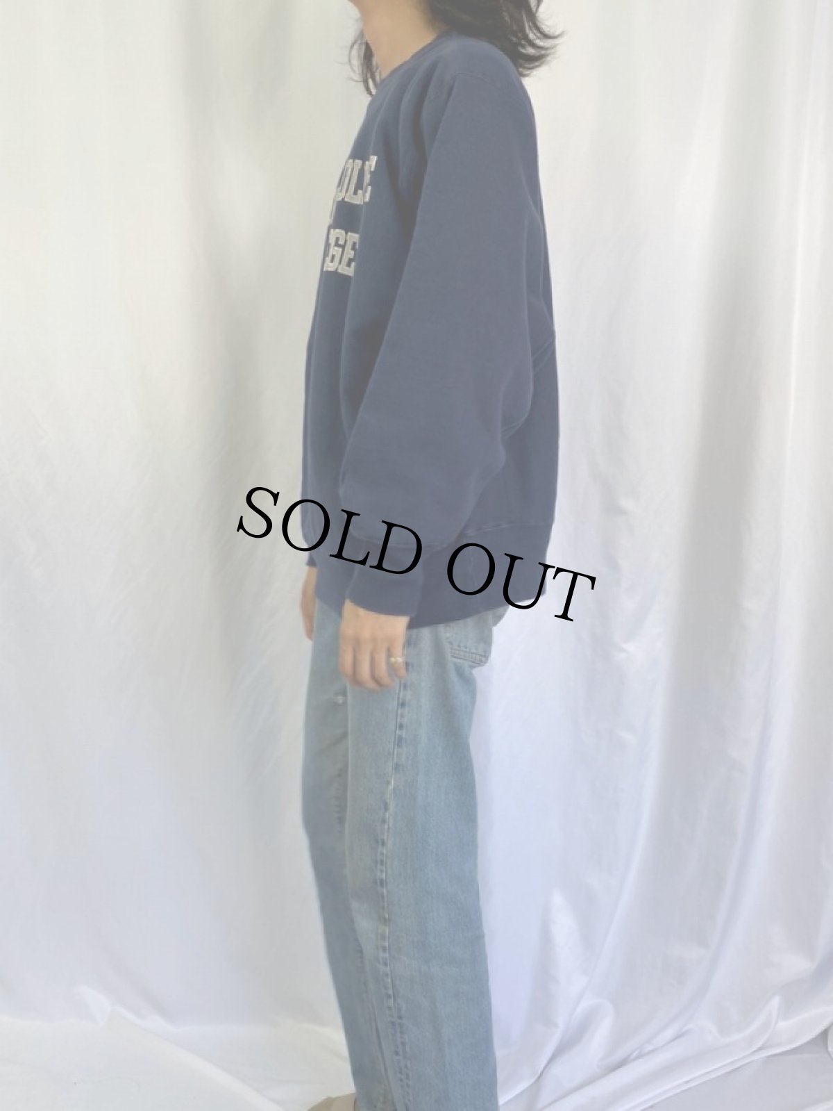 画像3: 80's Champion REVERSE WEAVE USA製 トリコタグ "MOUNT HOLYYOKE COLLEGE" XL (3)