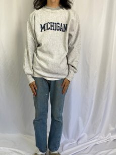 画像2: 90's Champion REVERSE WEAVE USA製 "MICHIGAN" XL (2)