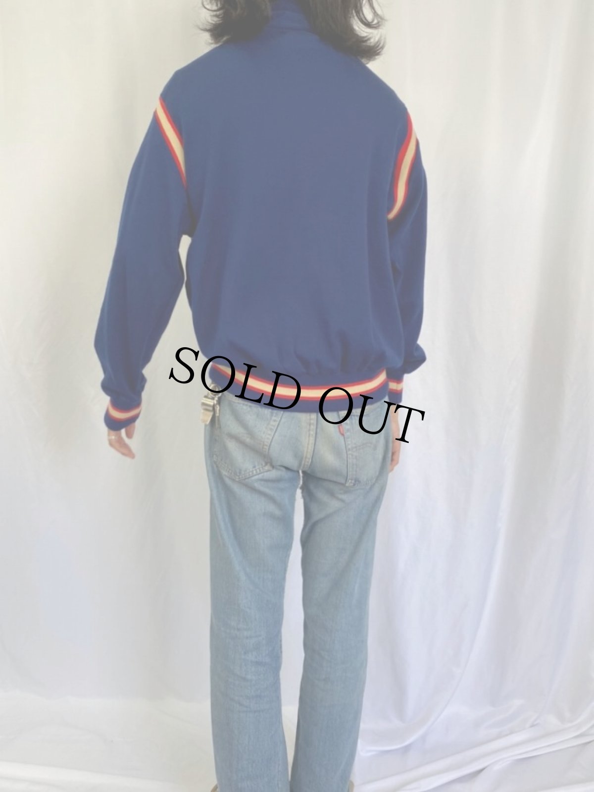 画像4: 70's WINNING WAYS アクリルジップアップジャケット XL (4)