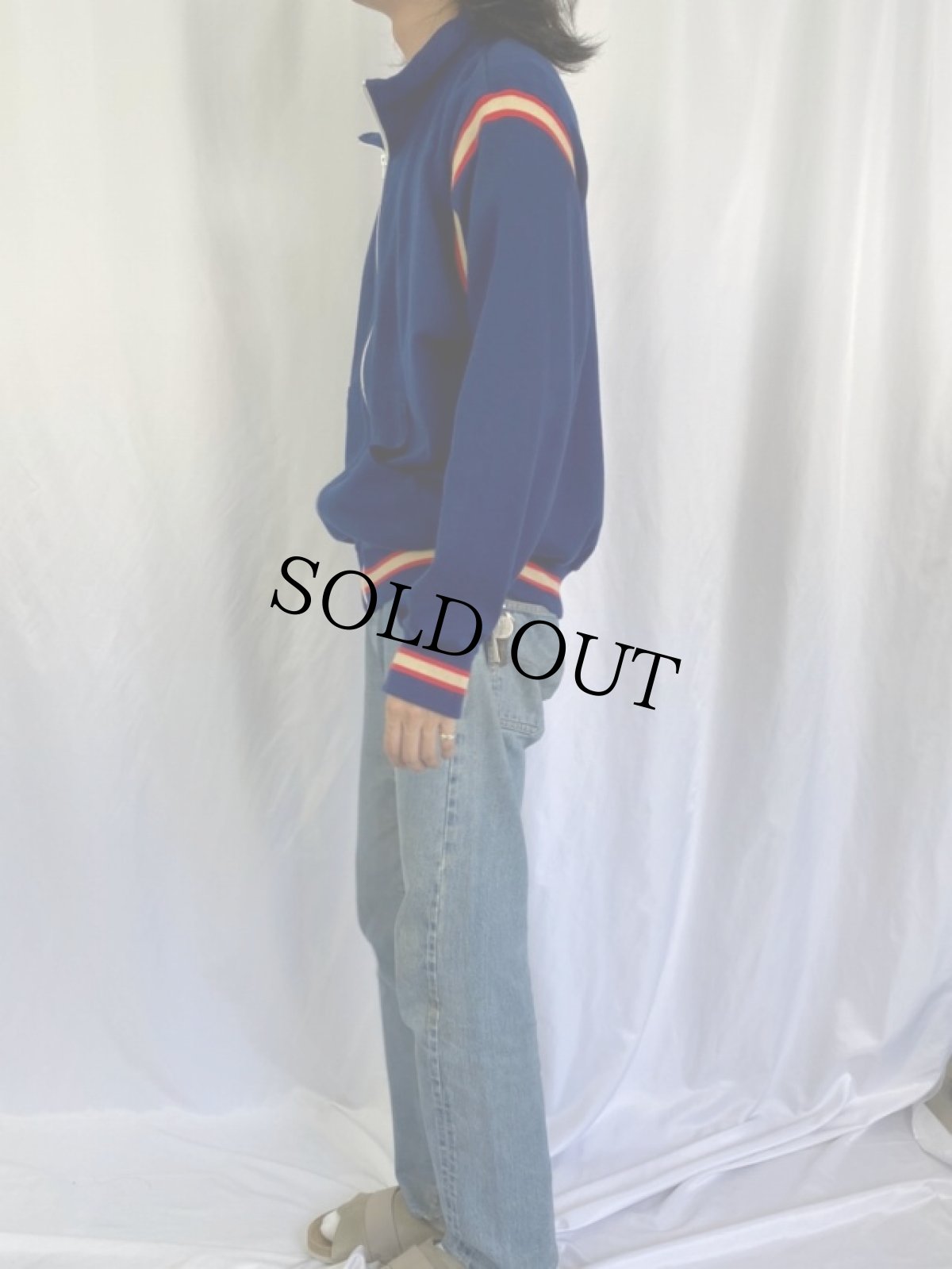 画像3: 70's WINNING WAYS アクリルジップアップジャケット XL (3)