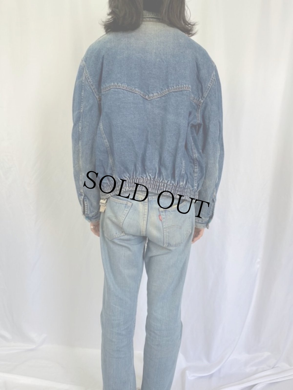 画像4: 80's Levi's 75069-0214 デニムブルゾン XL (4)