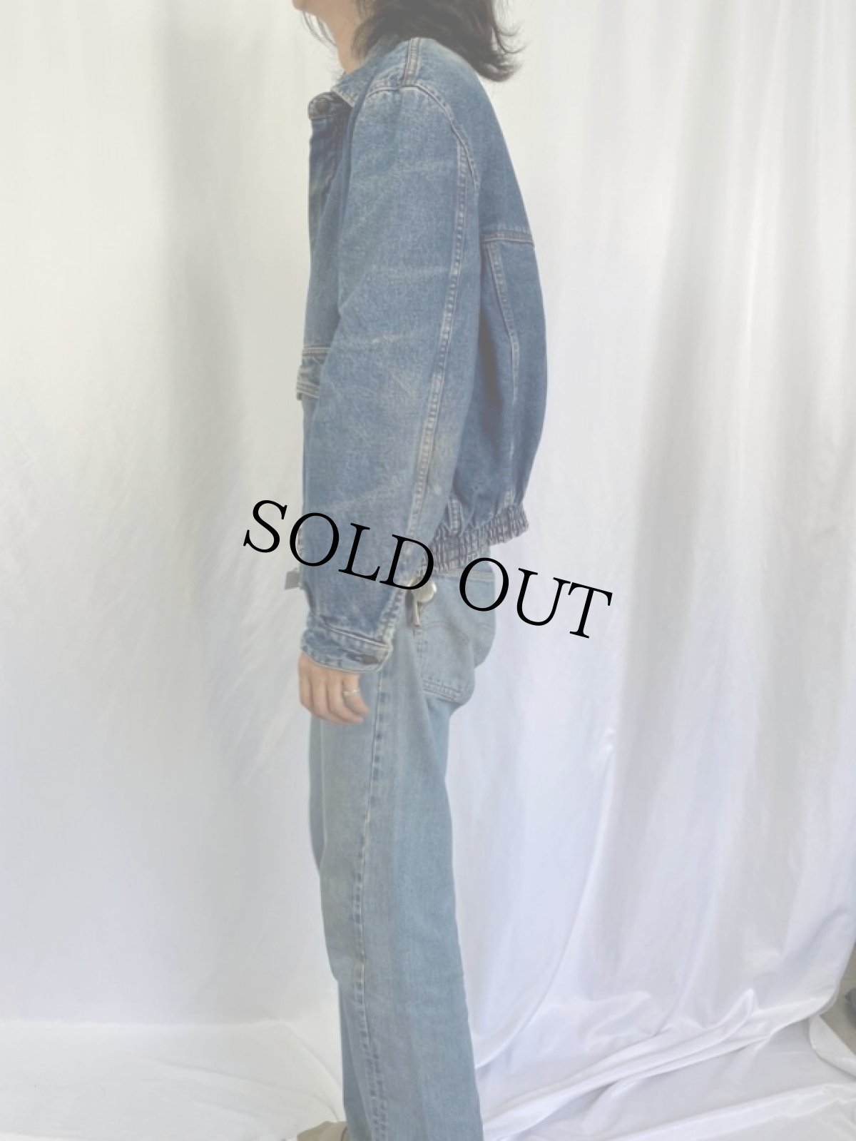 画像3: 80's Levi's 75069-0214 デニムブルゾン XL (3)