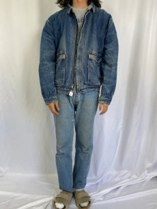 画像2: 80's Levi's 75069-0214 デニムブルゾン XL (2)