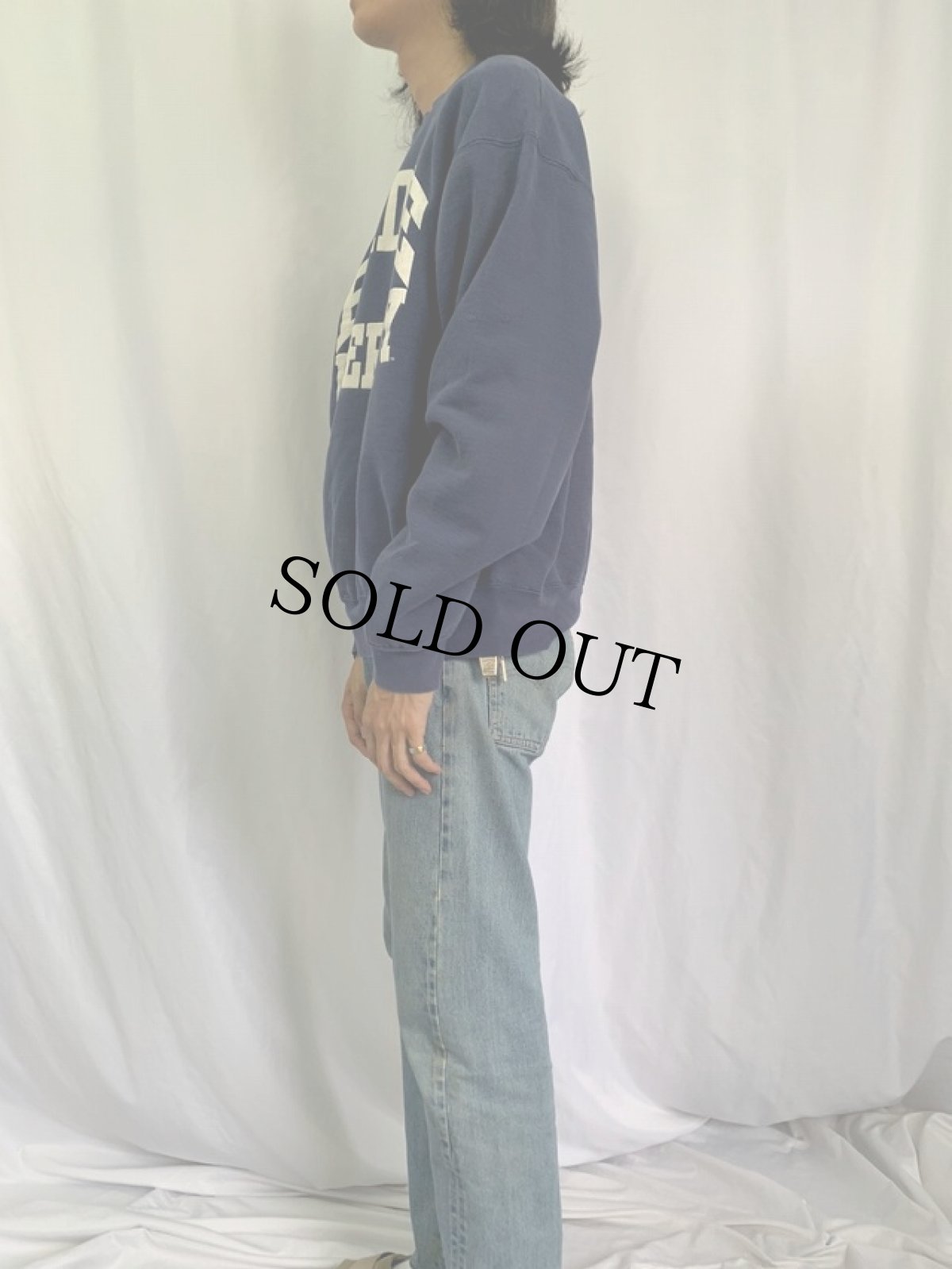 画像3: 90's USA製 "PURDUE UNIVERSITY" プリントスウェット XL (3)