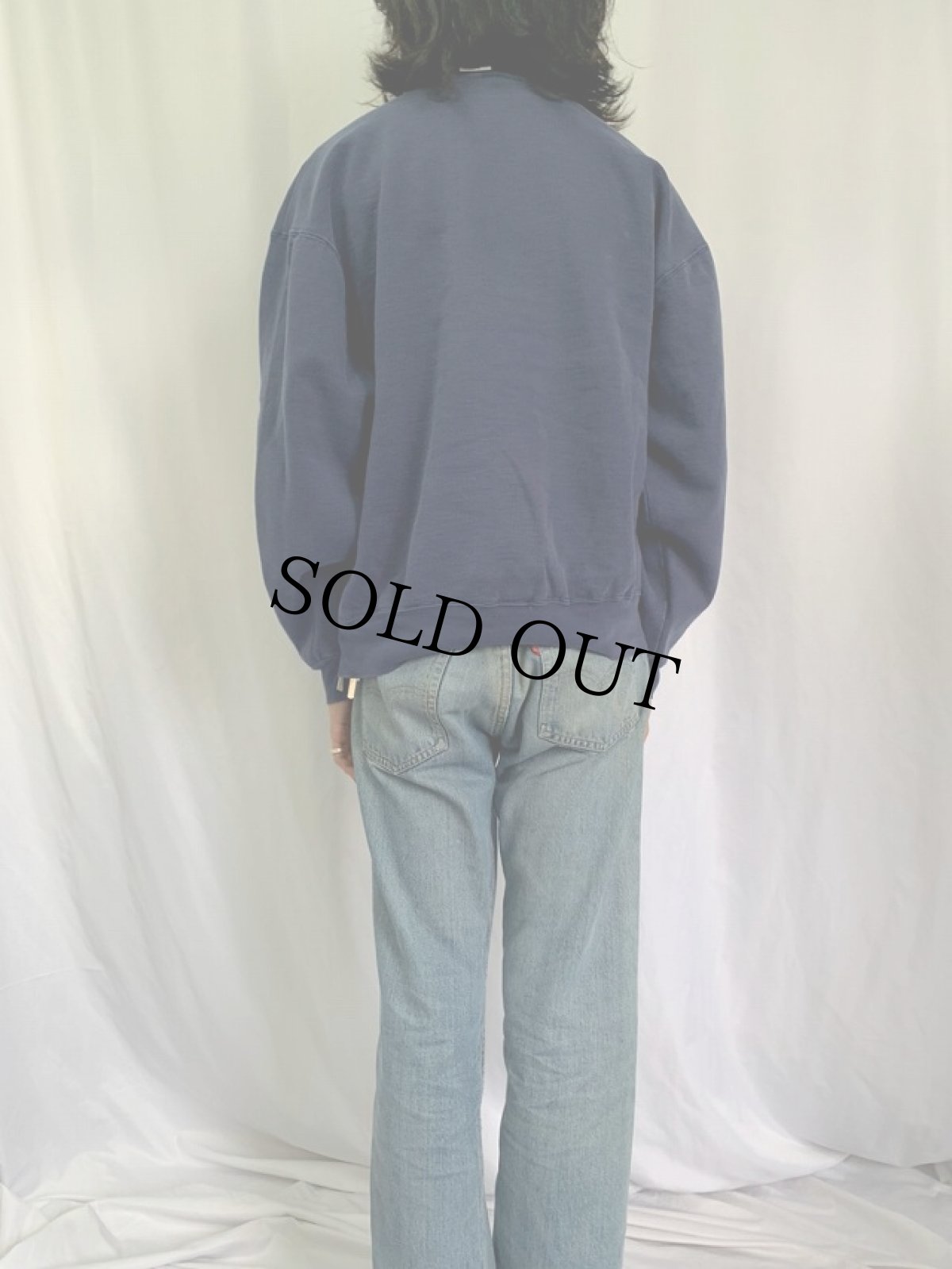 画像4: 90's USA製 "PURDUE UNIVERSITY" プリントスウェット XL (4)