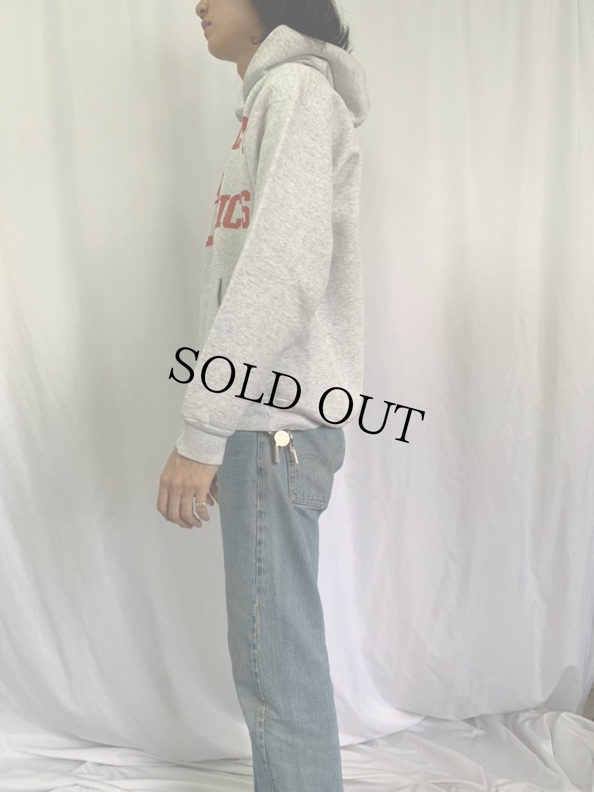 画像3: Champion USA製 "BRUSLY ATHLETIC" スウェットフーディー L (3)