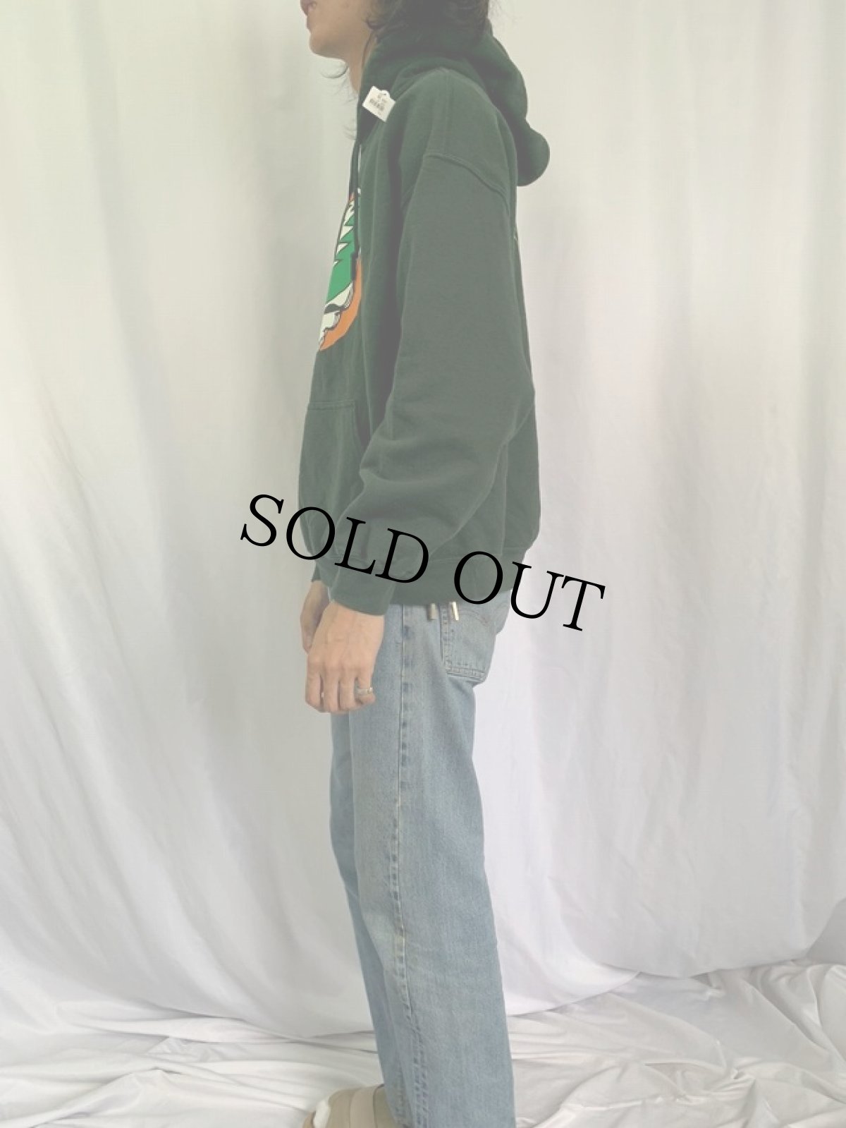 画像3: 2004 GRATEFUL DEAD ロックバンド スウェットフーディー XL (3)