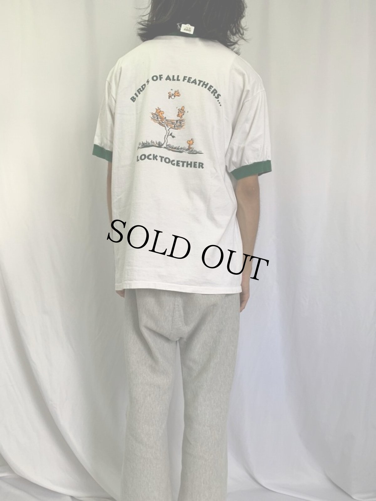 画像5: 90's PIG PEN イベントプリント キャラクターリンガーTシャツ XL (5)