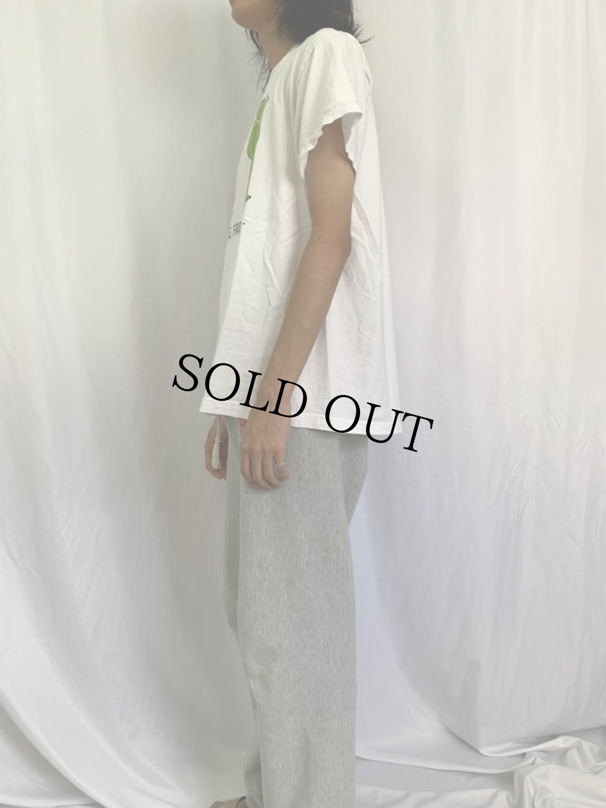 画像3: カーミット "EVOLUTION OF THE FROG..." ダーウィンの進化論 パロディTシャツ L (3)