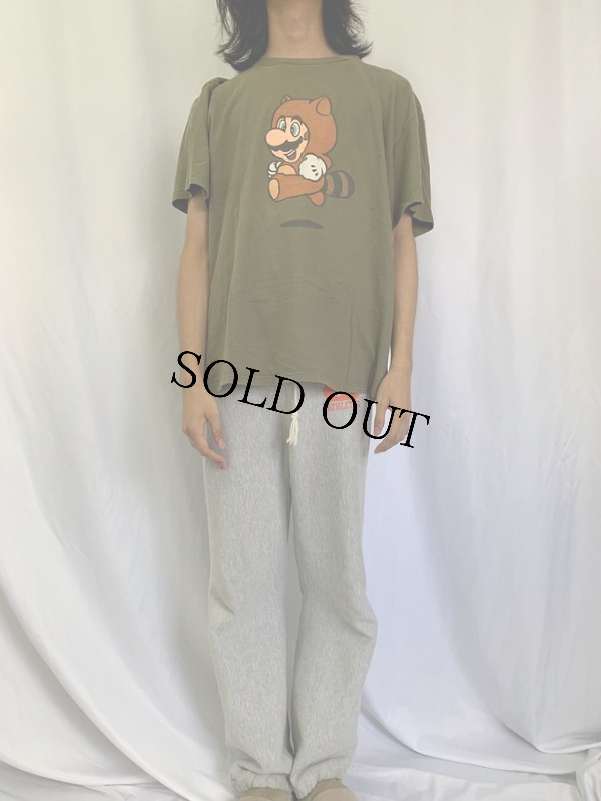 画像2: スーパーマリオ キャラクタープリントTシャツ 2XL (2)