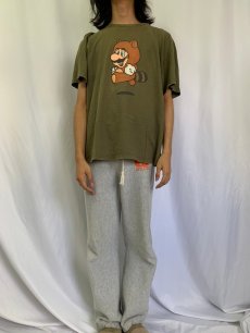 画像2: スーパーマリオ キャラクタープリントTシャツ 2XL (2)