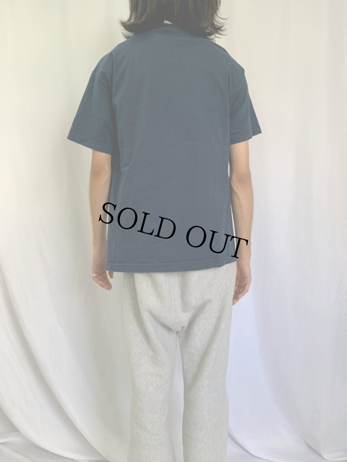 画像4: 2000's COOKIE MONSTER "got cookie?" キャラクターパロディプリントTシャツ L (4)