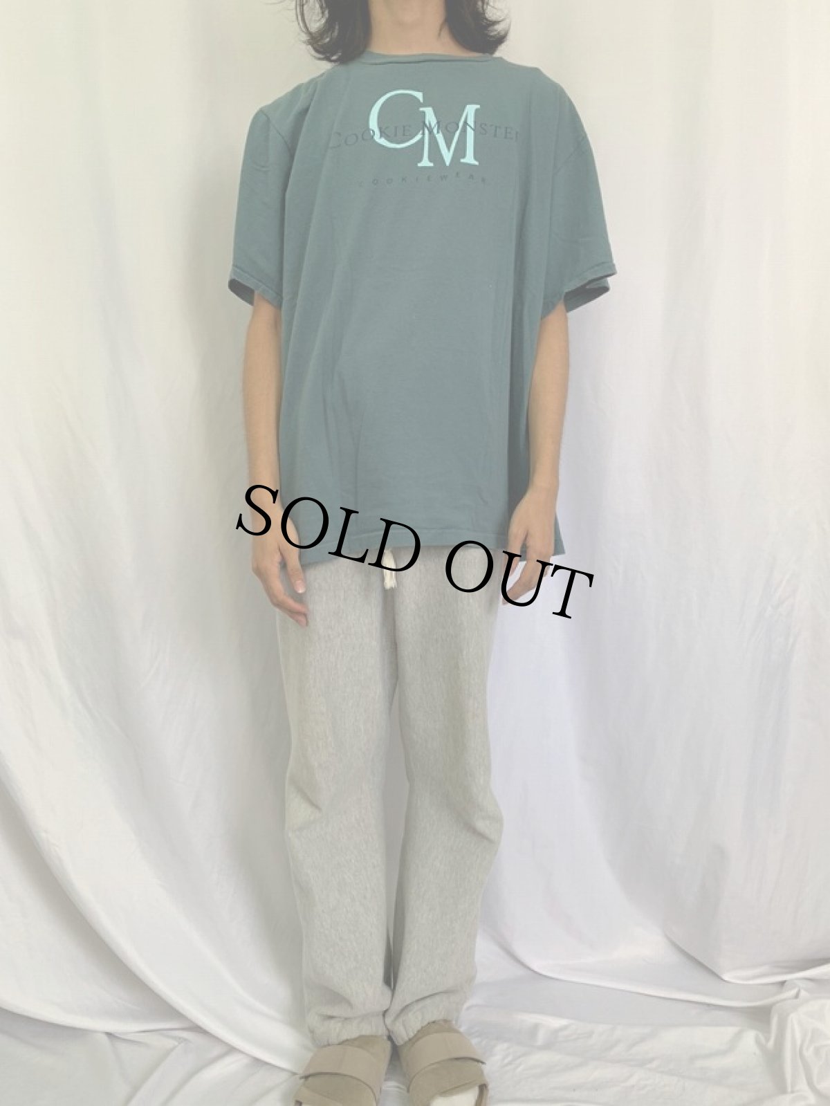 画像3: 90's COOKIE MONSTER USA製 "Calvin Klein"パロディTシャツ XL (3)