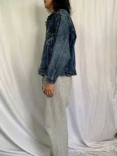 画像3: 80's Levi's 70507-0229 USA製 ギャラクティックウォッシュ デニムジャケット L (3)