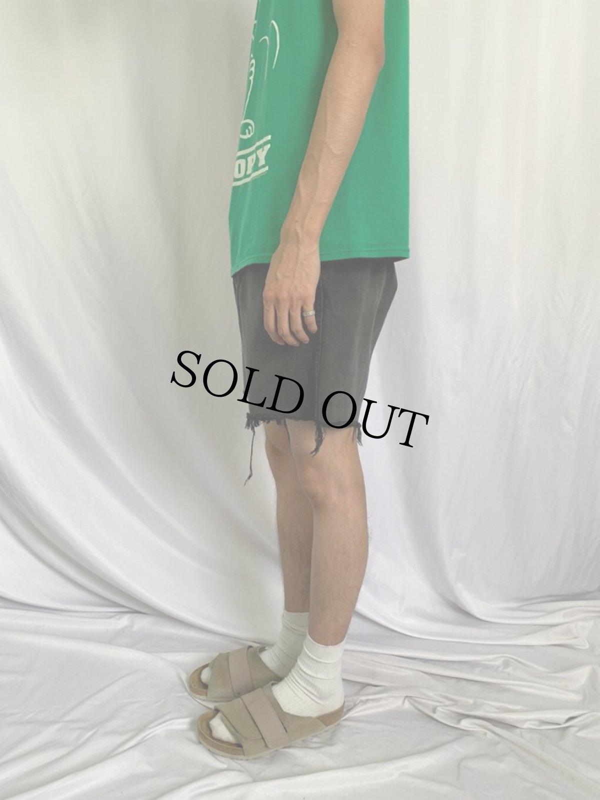 画像4: 60's Can't Bust'Em "FRISKO JEENS" カットオフ ツイルワークショーツ W31 (4)