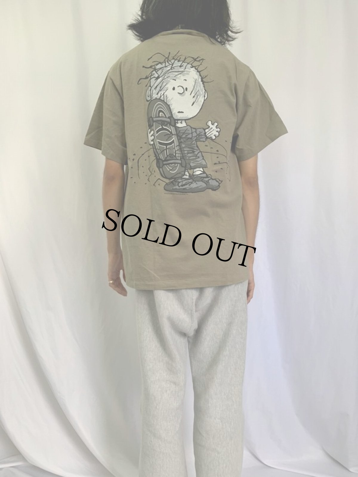 画像4: 90's PIGPEN USA製 キャラクターパロディTシャツ L (4)