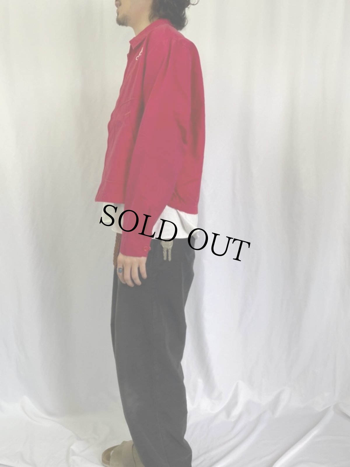 画像3: 60's Fieldmaster "WEAK SIGNALS TOLEDO OHIO" チェーン刺繍 コットンスイングトップ (3)