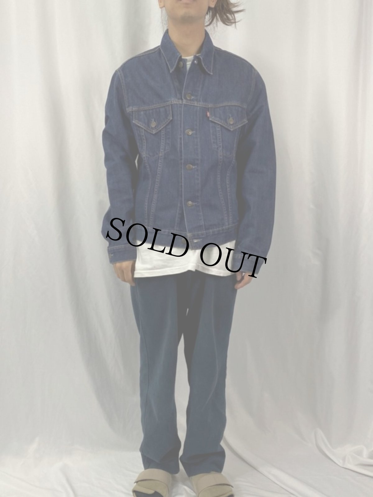 画像2: 90's Levi's 71506-0216 USA製 デニムジャケット 46L (2)