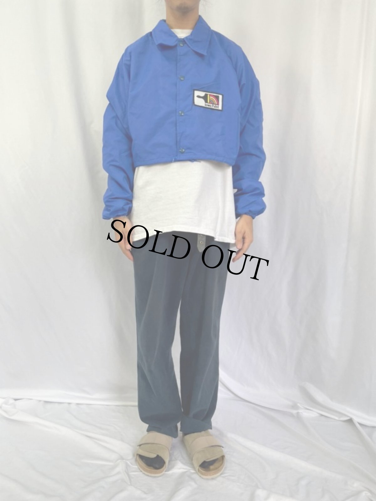 画像2: 80's King Louie USA製 コーチジャケット XL (2)