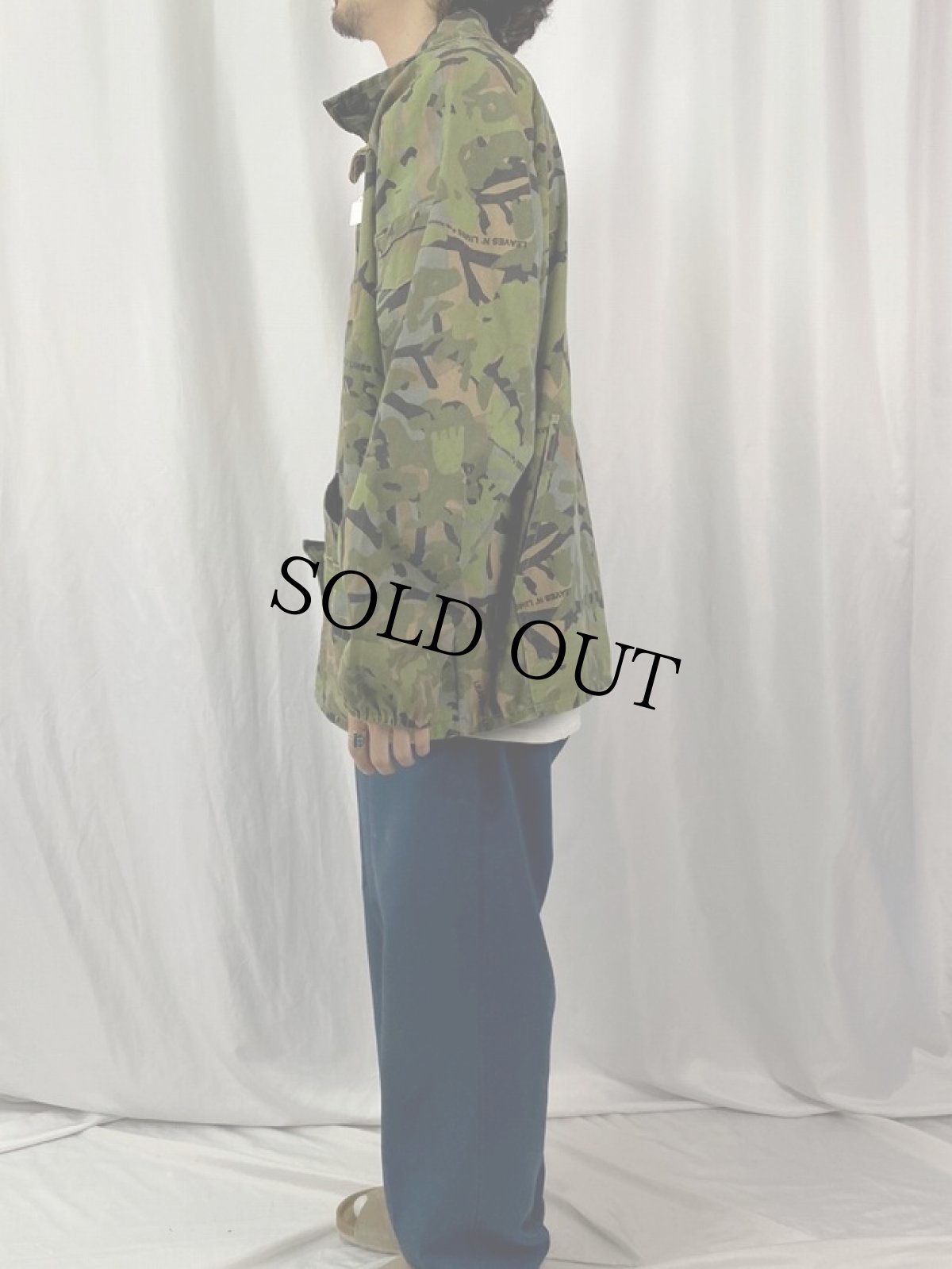 画像3: LEAVES N' LIMBS カモ柄コットンジャケット L (3)