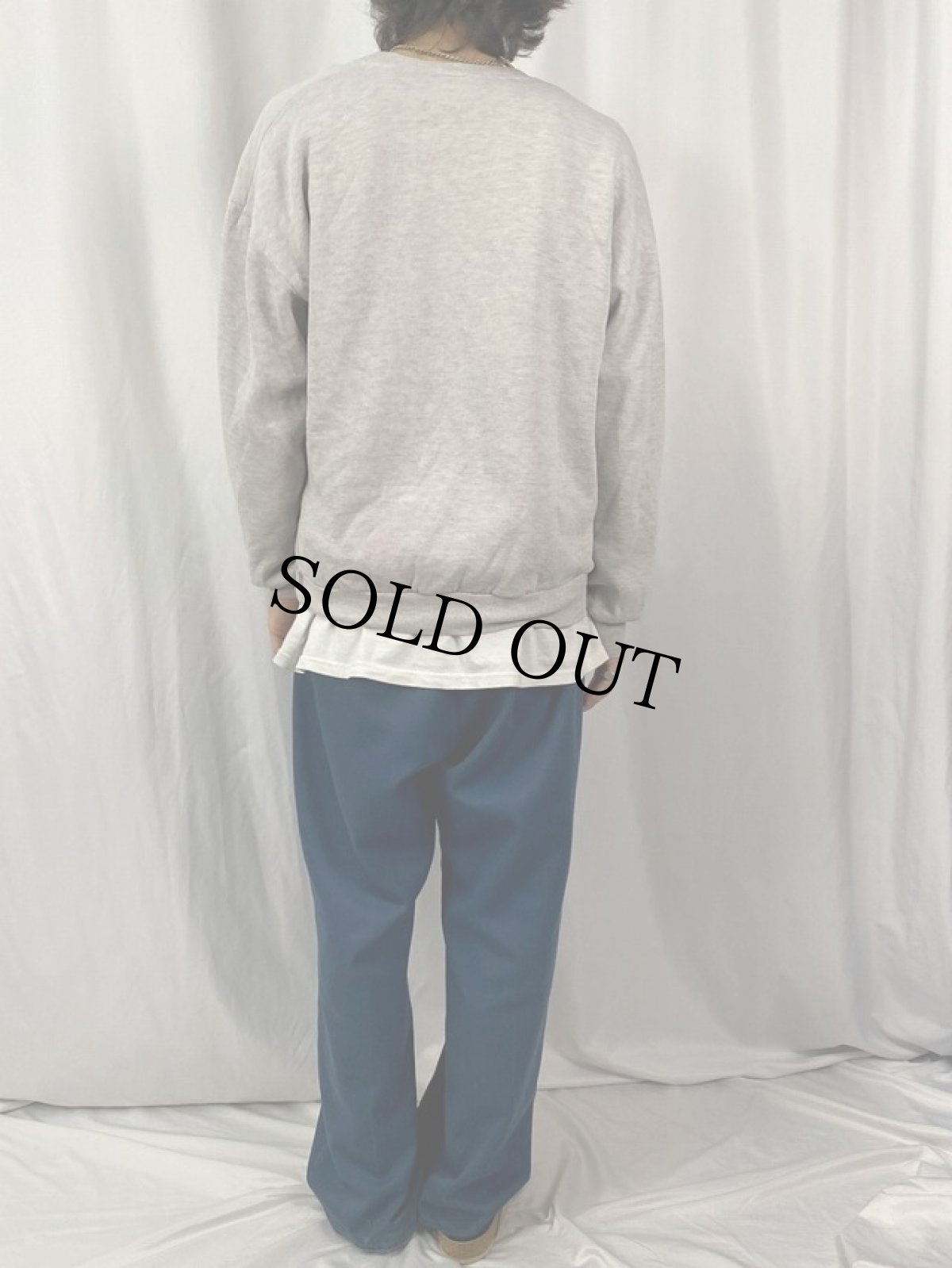 画像4: 90's USNAVY SEABEES プリントスウェット XL (4)