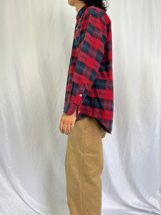画像3: Ralph Lauren "BLAKE" ポロベア刺繍 チェック柄ボタンダウンコットンシャツ L (3)