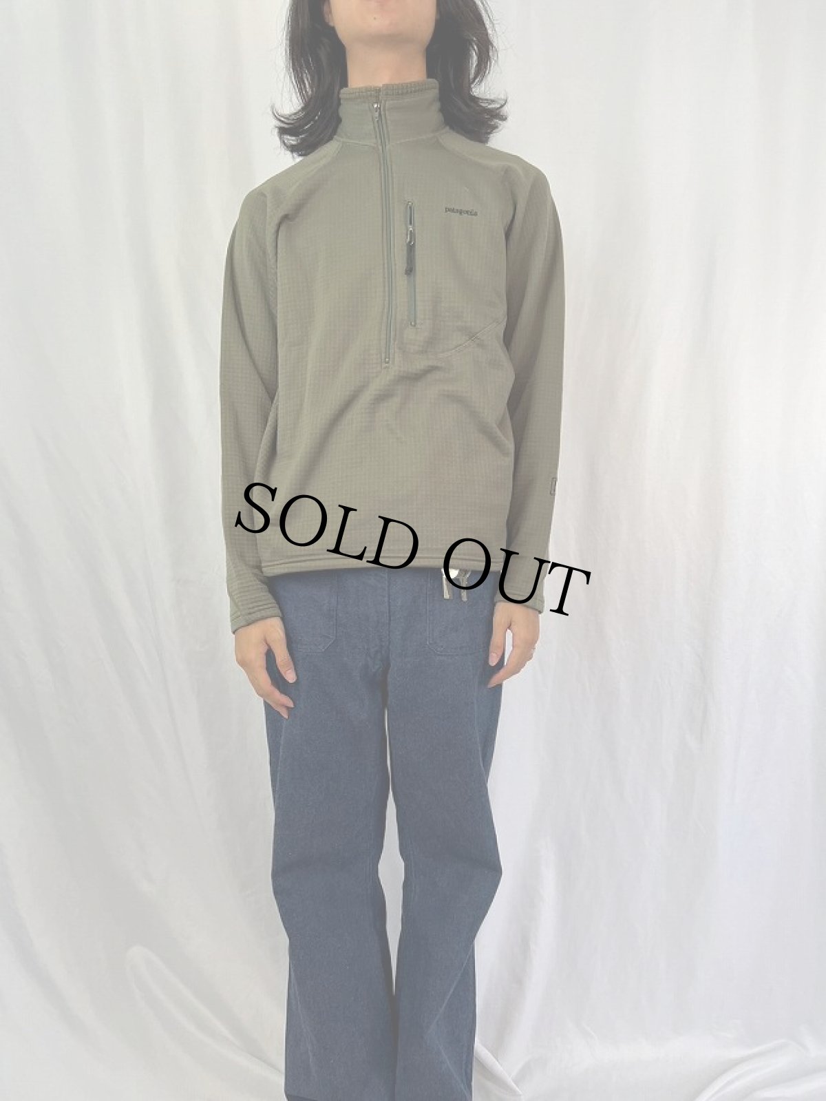画像2: 2000's "Patagonia MARS R1" Flash Pullover Special Alpha Green L (2)