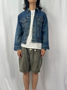 画像2: 60's LEVI'S 70505 BIGE デニムジャケット (2)