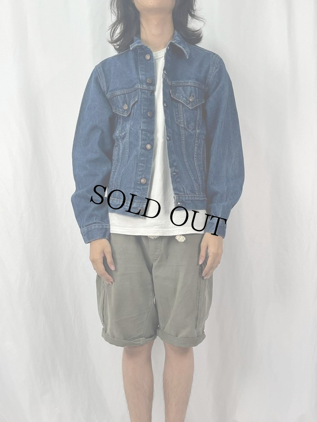 画像2: 80〜90's Levi's 71506-0216 USA製 デニムジャケット 42L (2)