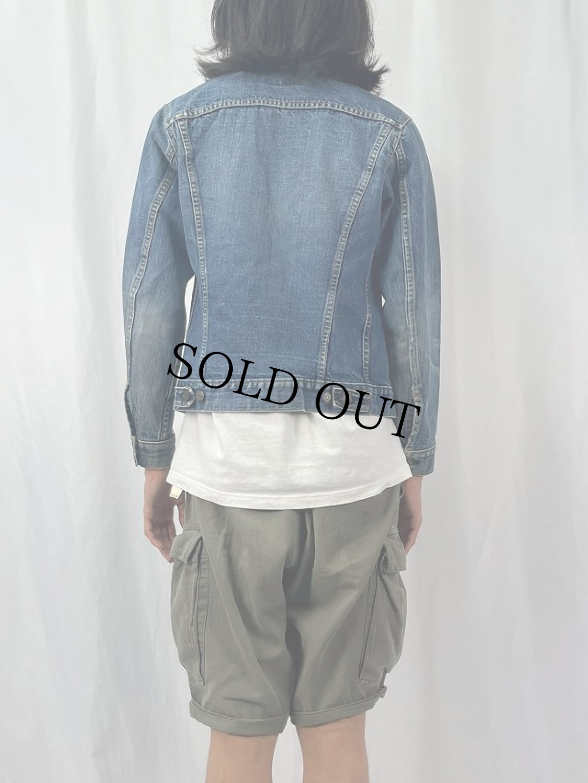 画像3: 90's Levi's 70507-0218 USA製 デニムジャケット S (3)