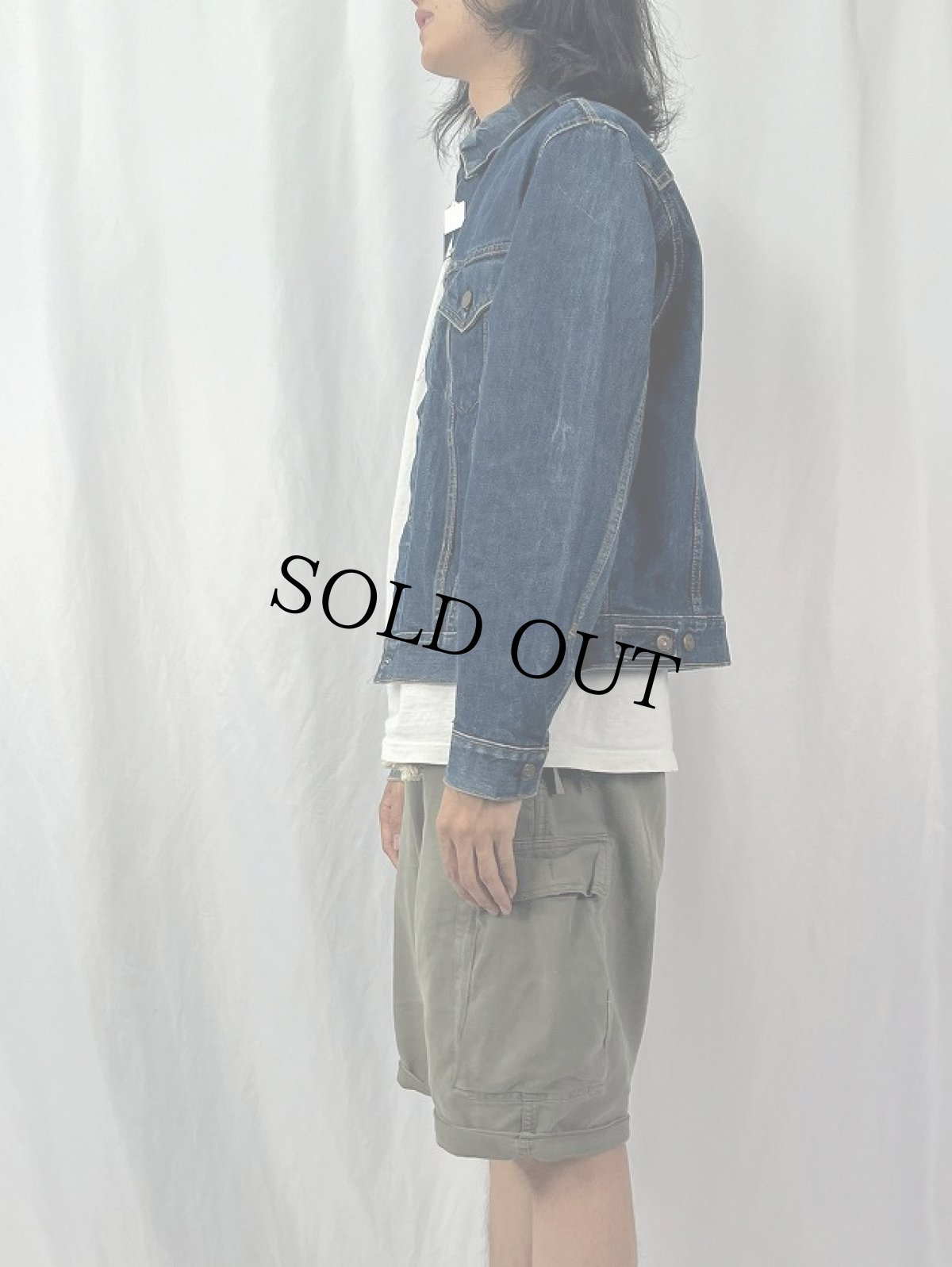 画像3: 60's LEVI'S 70505 BIGE デニムジャケット (3)