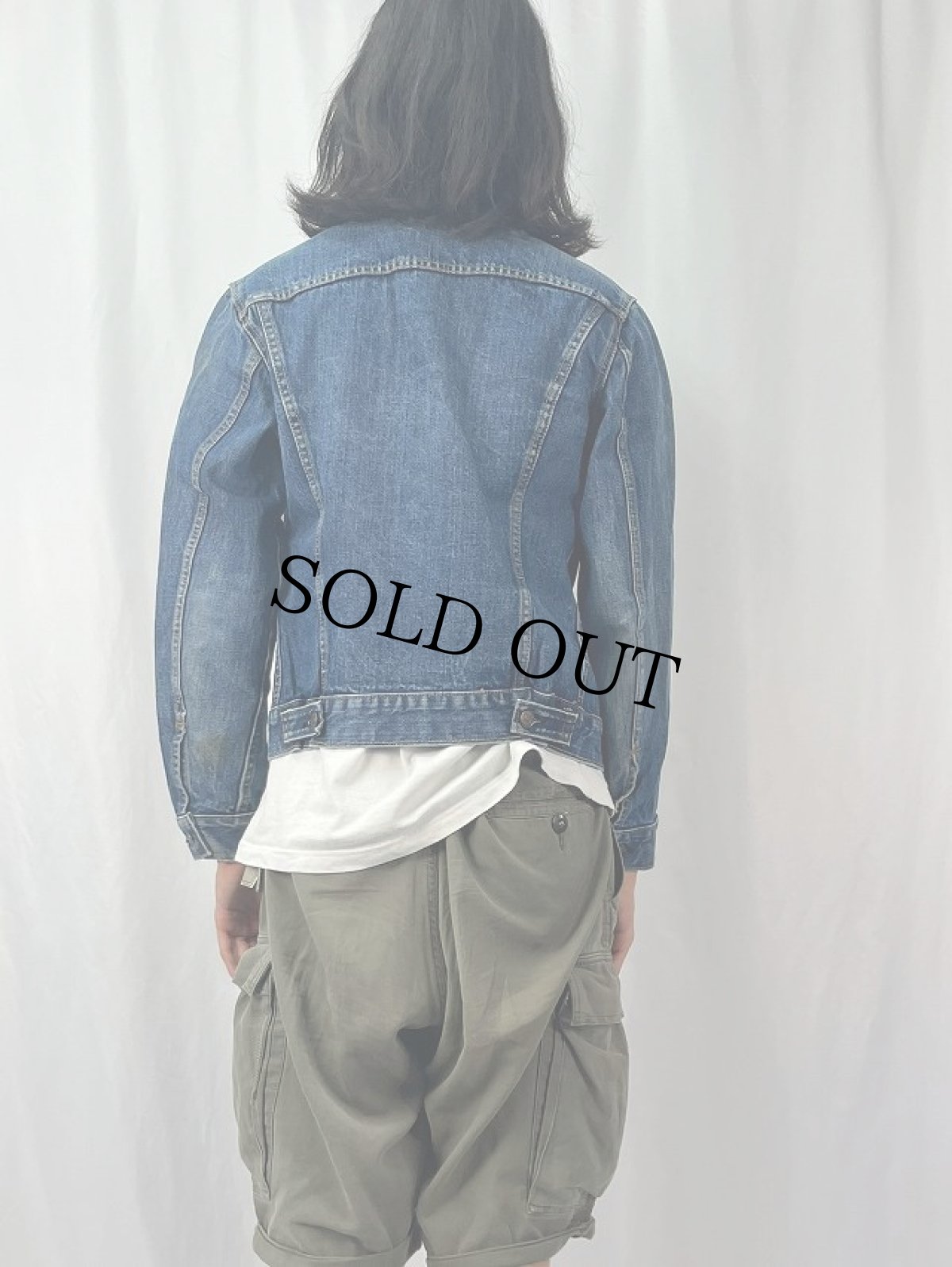 画像4: 60〜70's LEVI'S 70505 BIGE 最終モデル デニムジャケット (4)