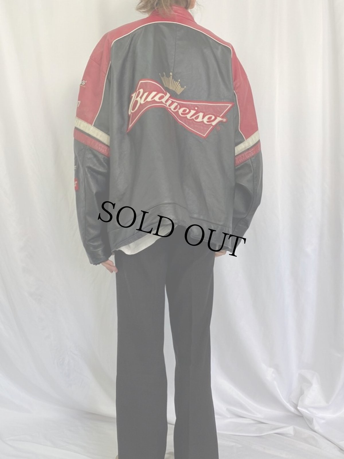 画像4: WILSONS LEATHER × CHASE AUTHENTICS レザーレーシングジャケット XL (4)