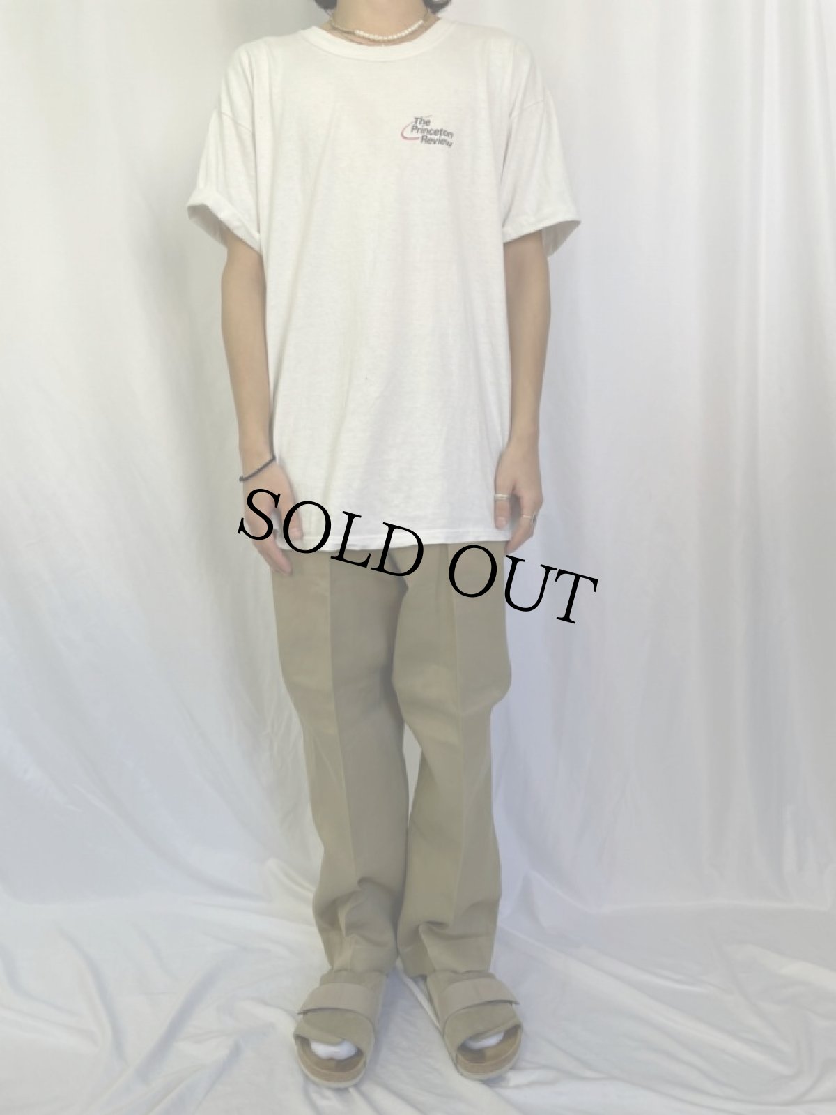 画像2: 50's U.S.ARMY 糊付け＆プレス チノトラウザーズ W29 (2)