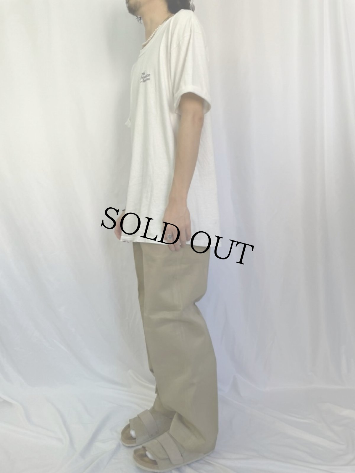 画像3: 50's U.S.ARMY 糊付け＆プレス チノトラウザーズ W29 (3)