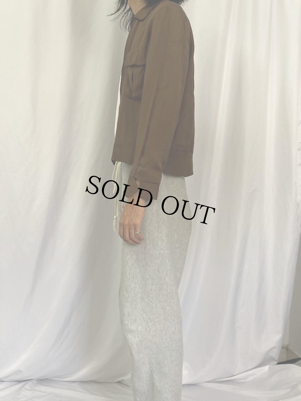 画像3: 50's NATIONAL レーヨンギャバジンジャケット 36 (3)