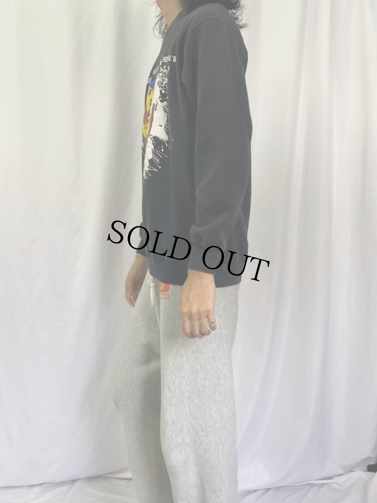 画像3: 80's USA製 Catalina Island JazzTrax Festival ミュージックフェスティバル スウェット XL (3)