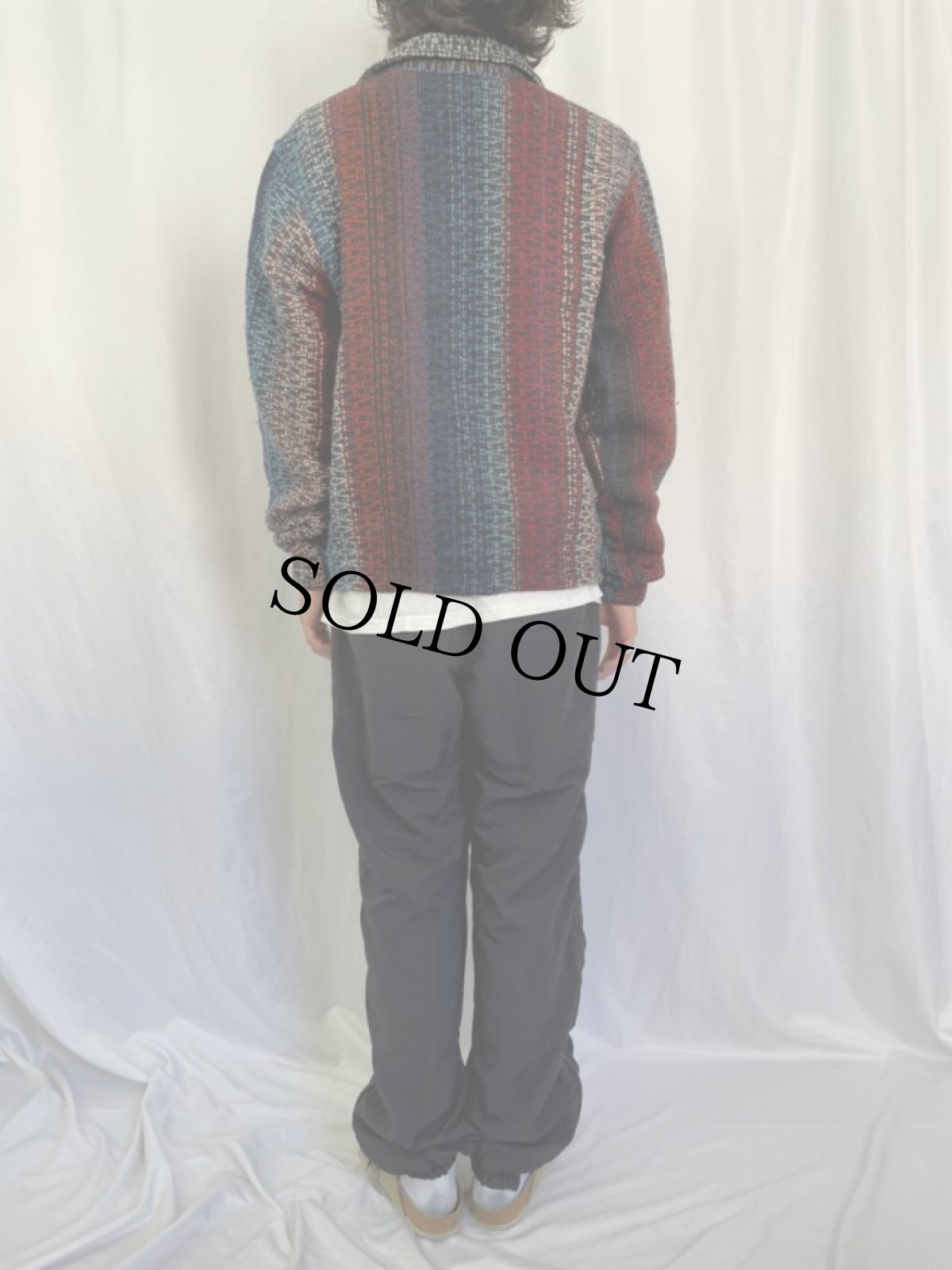 画像4: マルチストライプ柄 デザインジャケット (4)