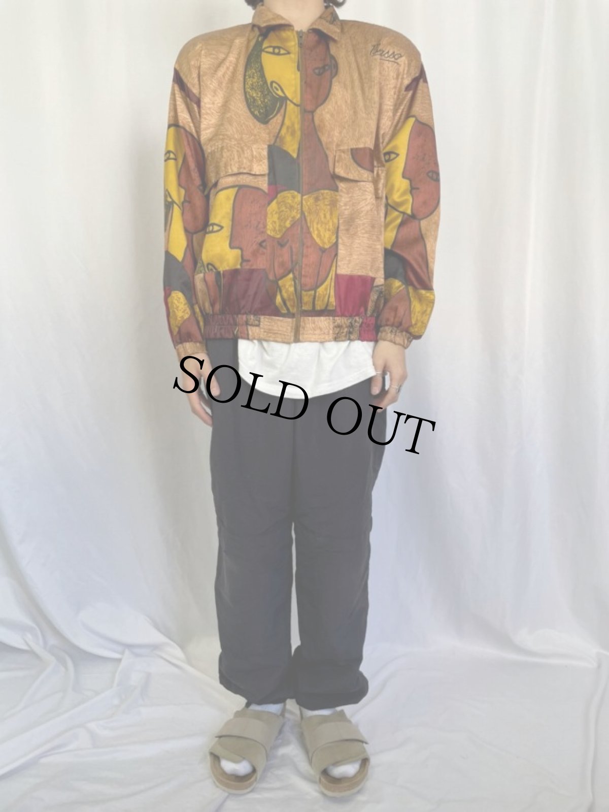画像2: Picasso アート柄ジップジャケット (2)