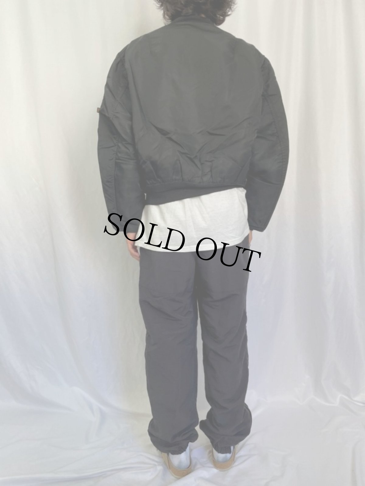 画像5: 90's〜 民間品 ALPHA INDUSTRIES,INC. MA-1 フライトジャケット LARGE (5)