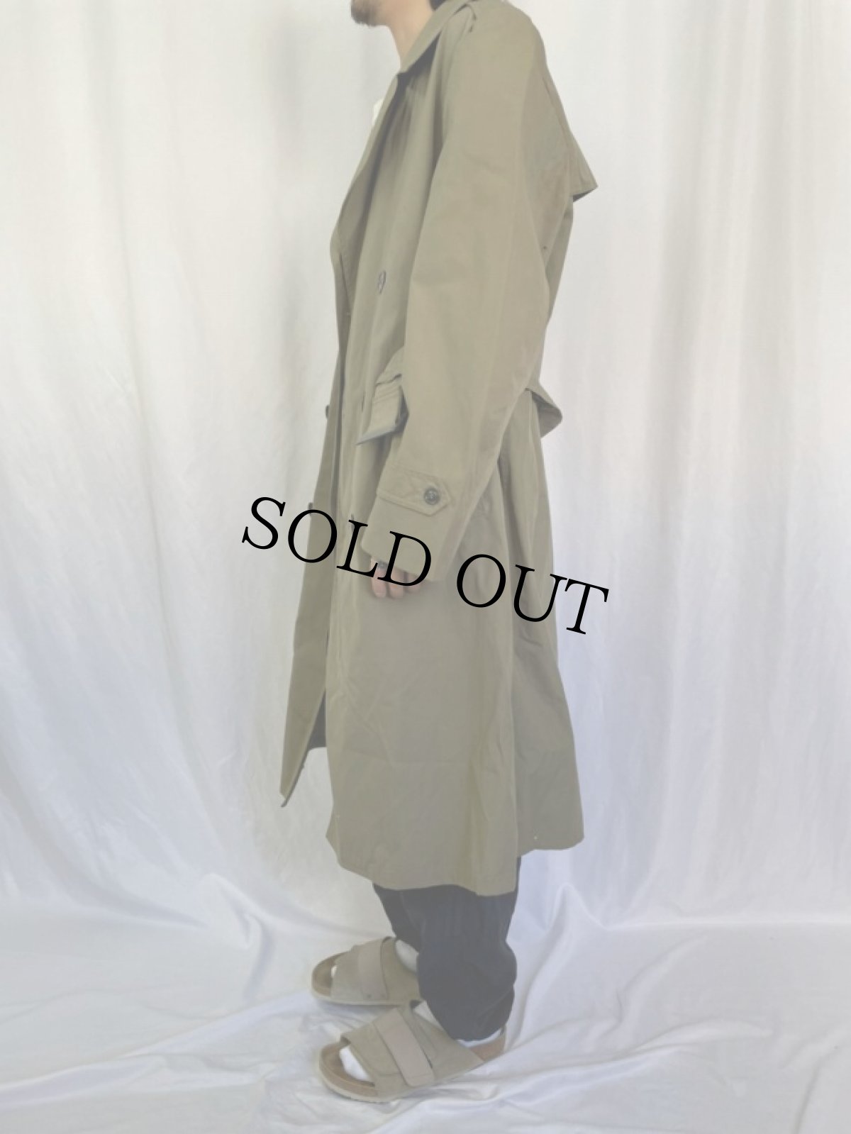 画像3: 80's USMC トレンチコート 38R (3)